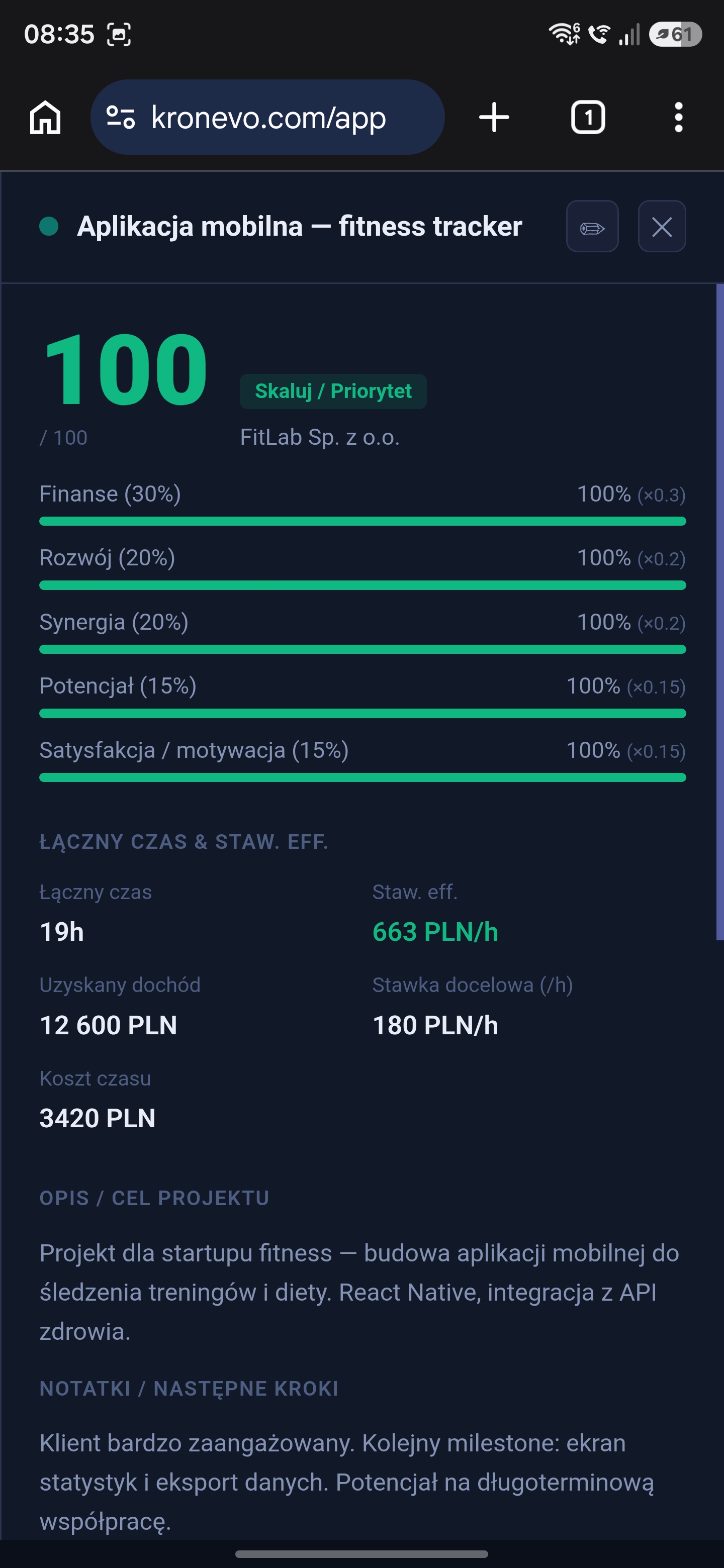Kronevo mobile 4